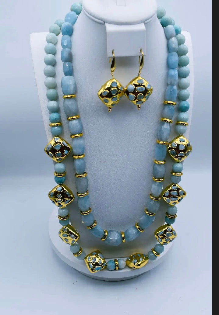 Royal Blue Aquamarine Elegance