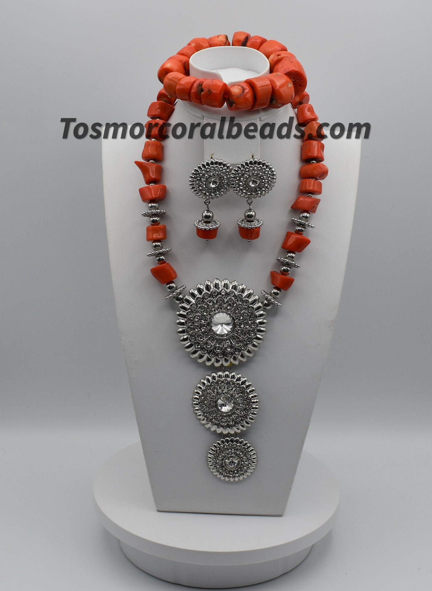ENCHANTED ELEGANT CORAL BEADS